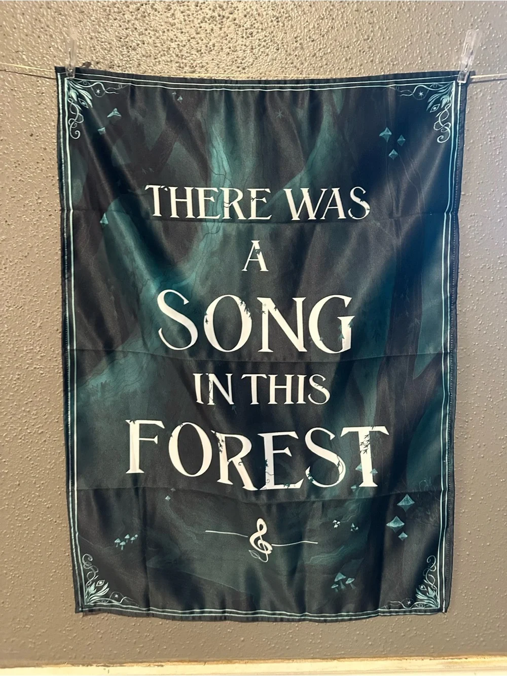OwlCrate Uprooted Tapestry - There was a Song in This Forest Banner